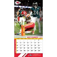 NFL Kalender Wandkalender 2024 30x60cm Kansas City Chiefs