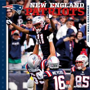 NFL Kalender Wandkalender 2024 30x60cm New England Patriots