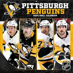 NHL Kalender Wandkalender 2024 30x60cm Pittsburgh Penguins