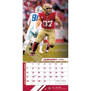 NFL Kalender Wandkalender 2024 30x60cm NFL All-Stars