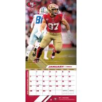 NFL Kalender Wandkalender 2024 30x60cm NFL All-Stars