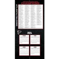 NFL Kalender Wandkalender 2025 30x60cm Atlanta Falcons