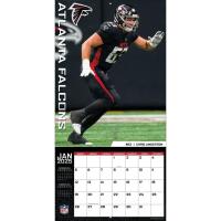 NFL Kalender Wandkalender 2025 30x60cm Atlanta Falcons