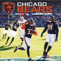 NFL Kalender Wandkalender 2025 30x60cm Chicago Bears