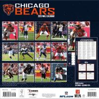 NFL Kalender Wandkalender 2025 30x60cm Chicago Bears