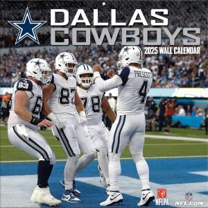 NFL Kalender Wandkalender 2025 30x60cm Dallas Cowboys