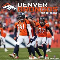 NFL Kalender Wandkalender 2025 30x60cm Denver Broncos