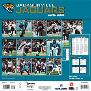 NFL Kalender Wandkalender 2025 30x60cm Jacksonville Jaguars