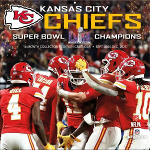 NFL Kalender Wandkalender 2025 30x60cm Kansas City Chiefs