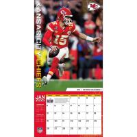 NFL Kalender Wandkalender 2025 30x60cm Kansas City Chiefs