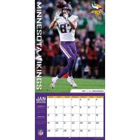 NFL Kalender Wandkalender 2025 30x60cm Minnesota Vikings