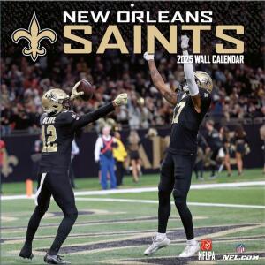 NFL Kalender Wandkalender 2025 30x60cm New Orleans Saints