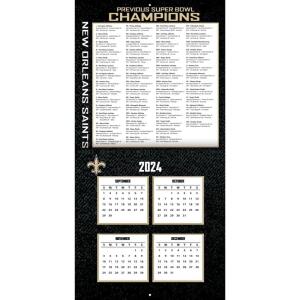 NFL Kalender Wandkalender 2025 30x60cm New Orleans Saints