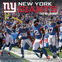 NFL Kalender Wandkalender 2025 30x60cm New York Giants