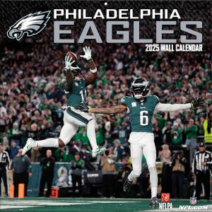 NFL Kalender Wandkalender 2025 30x60cm Philadelphia Eagles