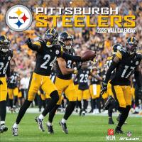 NFL Kalender Wandkalender 2025 30x60cm Pittsburgh Steelers