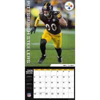 NFL Kalender Wandkalender 2025 30x60cm Pittsburgh Steelers