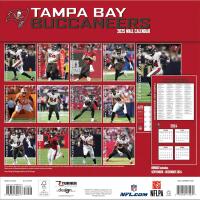 NFL Kalender Wandkalender 2025 30x60cm Tampa Bay Buccaneers