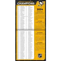 NHL Kalender Wandkalender 2025 30x60cm Pittsburgh Penguins