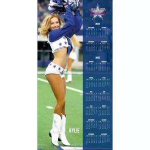 NFL Kalender Wandkalender 2025 30x60cm Dallas Cowboys...