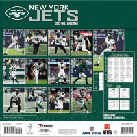 NFL Kalender Wandkalender 2025 30x60cm New York Jets