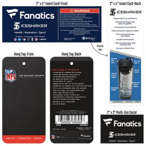 NFL Edelstahl Trinkbecher Shaker Kansas City Chiefs