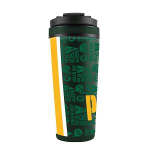 NFL Edelstahl Trinkbecher Shaker Green Bay Packers