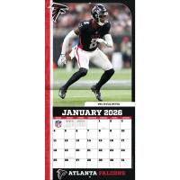 NFL Kalender Wandkalender 2026 30x60cm Atlanta Falcons