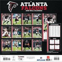 NFL Kalender Wandkalender 2026 30x60cm Atlanta Falcons