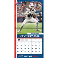 NFL Kalender Wandkalender 2026 30x60cm Buffalo Bills