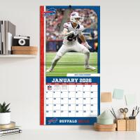 NFL Kalender Wandkalender 2026 30x60cm Buffalo Bills