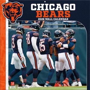 NFL Kalender Wandkalender 2026 30x60cm Chicago Bears