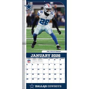 NFL Kalender Wandkalender 2026 30x60cm Dallas Cowboys