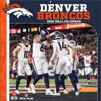NFL Kalender Wandkalender 2026 30x60cm Denver Broncos