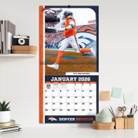 NFL Kalender Wandkalender 2026 30x60cm Denver Broncos