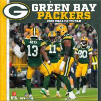 NFL Kalender Wandkalender 2026 30x60cm Green Bay Packers