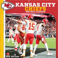 NFL Kalender Wandkalender 2026 30x60cm Kansas City Chiefs