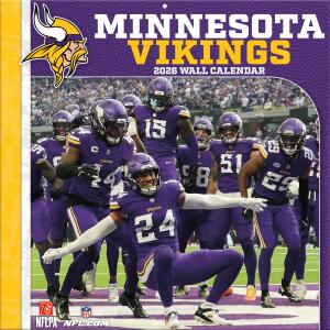 NFL Kalender Wandkalender 2026 30x60cm Minnesota Vikings