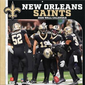 NFL Kalender Wandkalender 2026 30x60cm New Orleans Saints