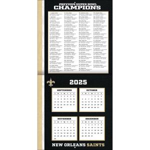 NFL Kalender Wandkalender 2026 30x60cm New Orleans Saints