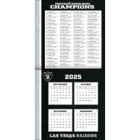 NFL Kalender Wandkalender 2026 30x60cm Las Vegas Raiders