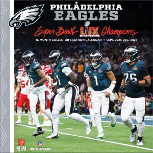 NFL Kalender Wandkalender 2026 30x60cm Philadelphia Eagles