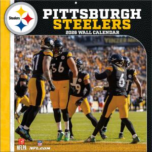 NFL Kalender Wandkalender 2026 30x60cm Pittsburgh Steelers
