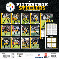 NFL Kalender Wandkalender 2026 30x60cm Pittsburgh Steelers