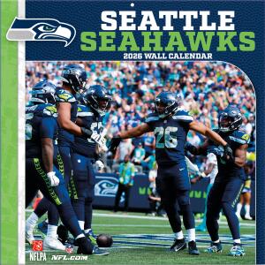NFL Kalender Wandkalender 2026 30x60cm Seattle Seahawks