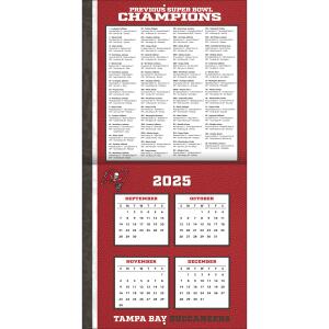 NFL Kalender Wandkalender 2026 30x60cm Tampa Bay Buccaneers