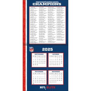 NFL Kalender Wandkalender 2026 30x60cm NFL All-Stars