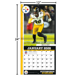 NFL Kalender Wandkalender 2026 30x60cm NFL All-Stars