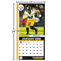NFL Kalender Wandkalender 2026 30x60cm NFL All-Stars