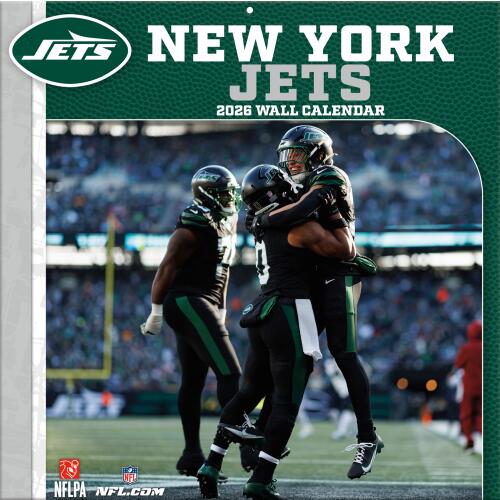 NFL Kalender Wandkalender 2026 30x60cm New York Jets